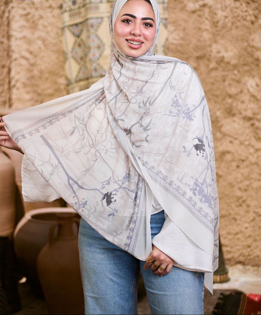 Printed Chifon Scarf