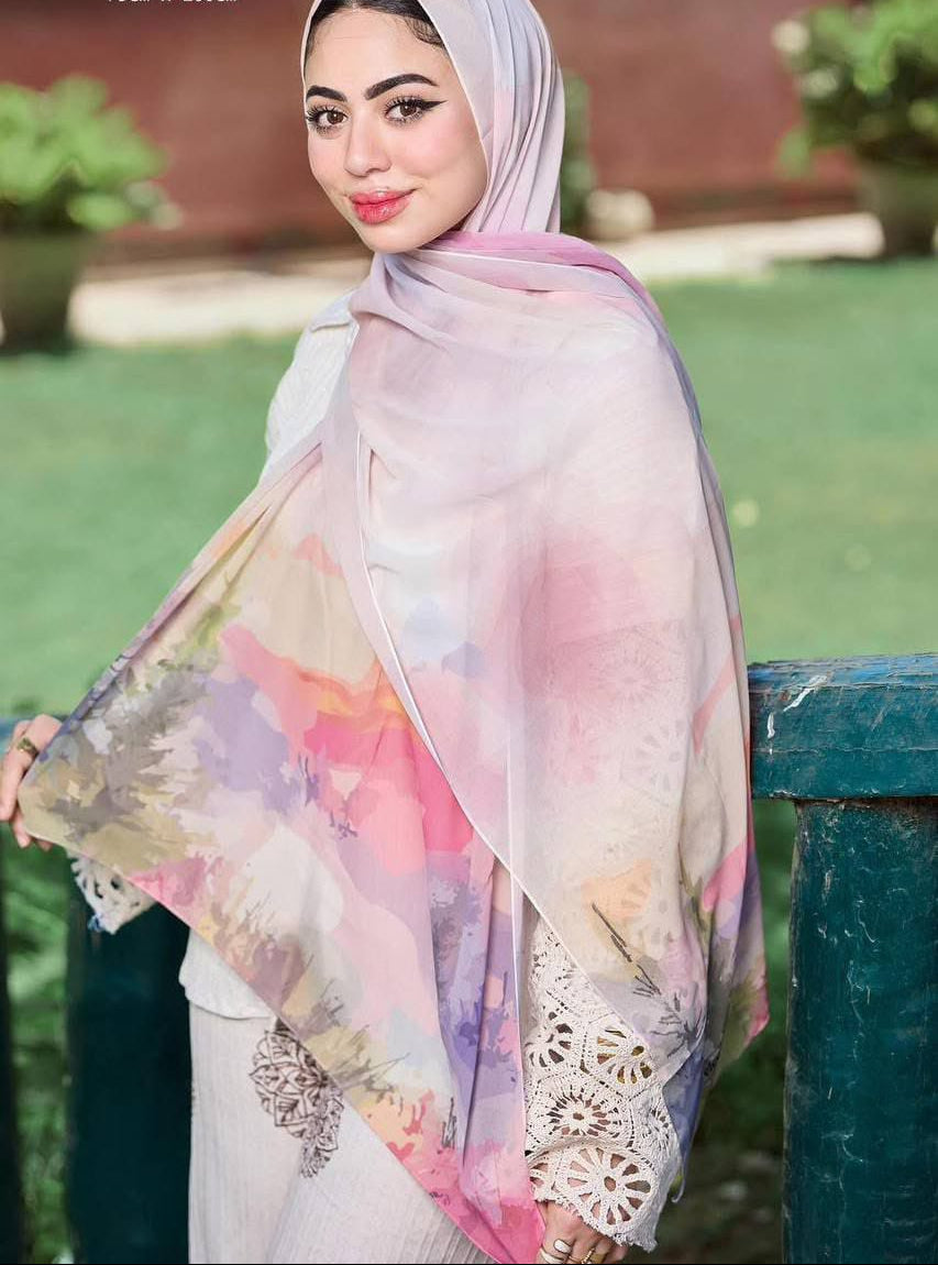 Printed Chifon Scarf