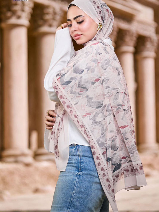 Printed Chifon Scarf