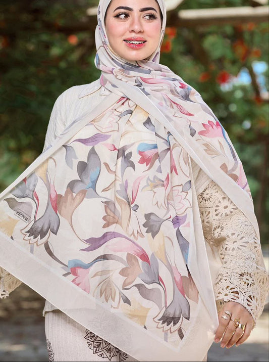 Printed Chifon Scarf