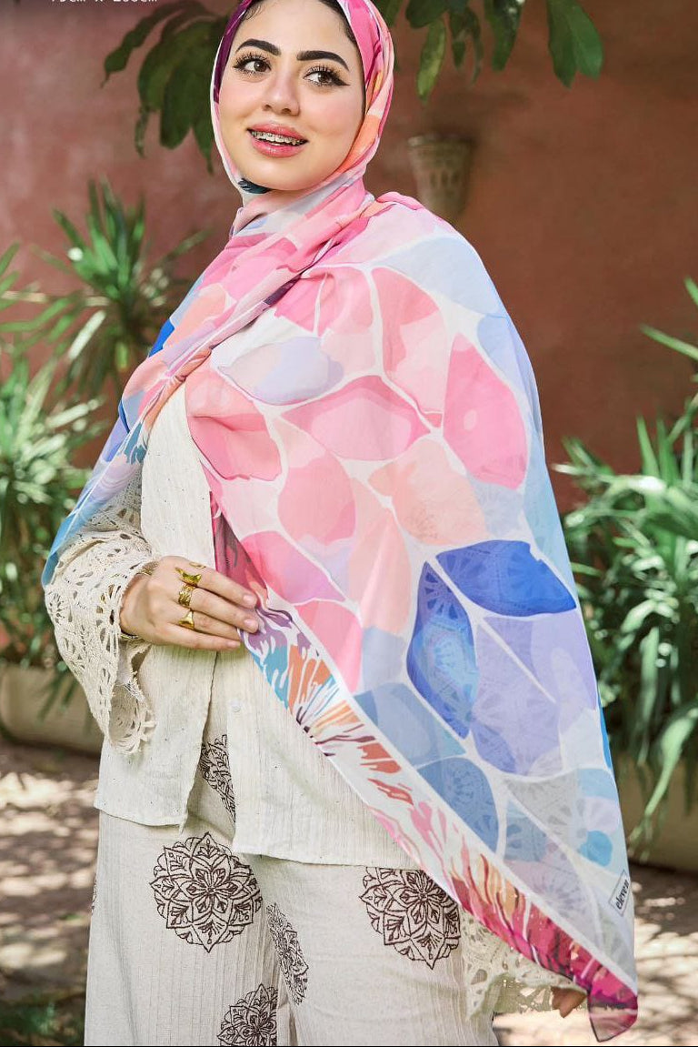 Printed Chifon Scarf