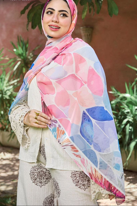 Printed Chifon Scarf