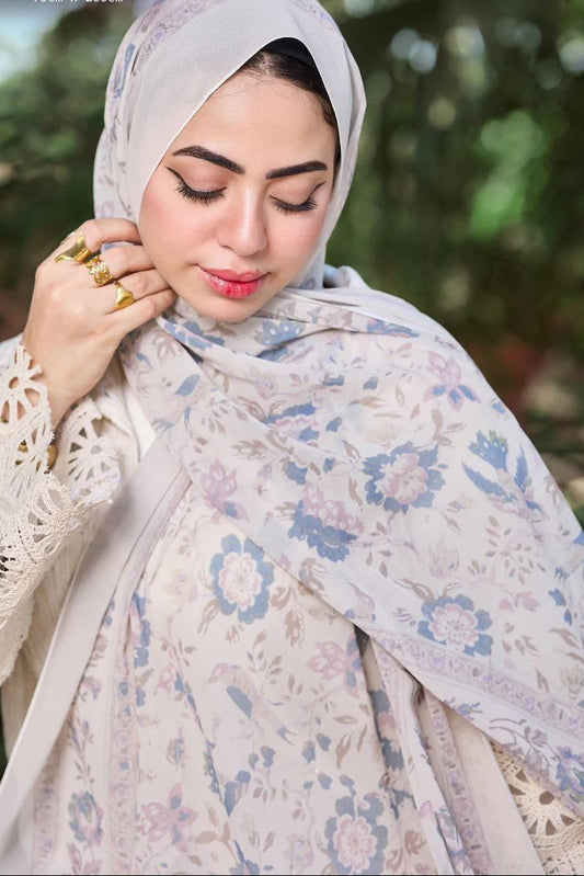 Printed Chifon Scarf