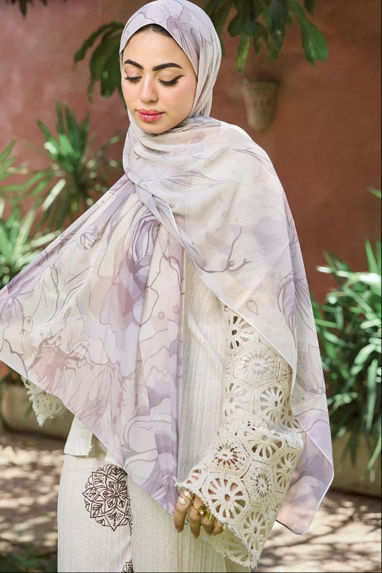 Printed Chifon Scarf