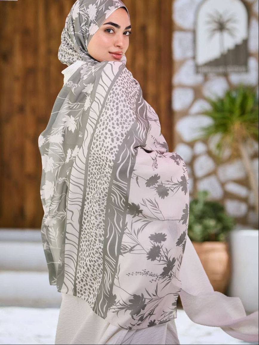 Printed Chifon Scarf