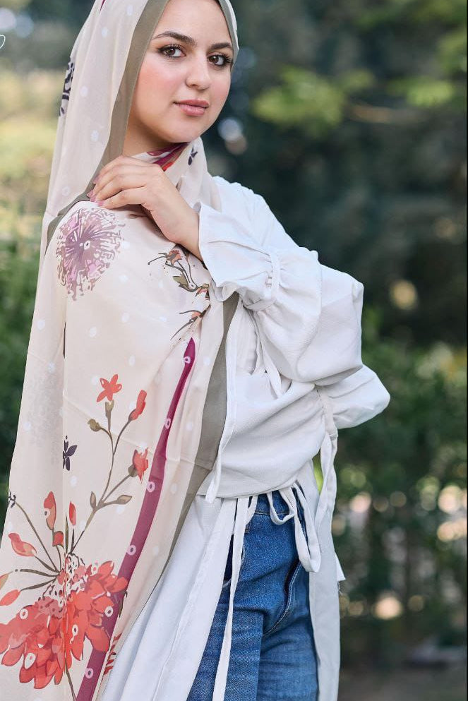 Printed Chifon Scarf