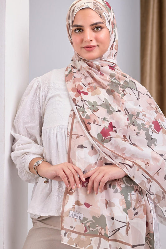 Printed Chifon Scarf
