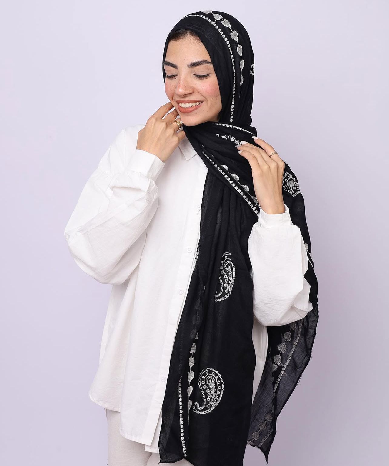 Needleful Cotton Scarf