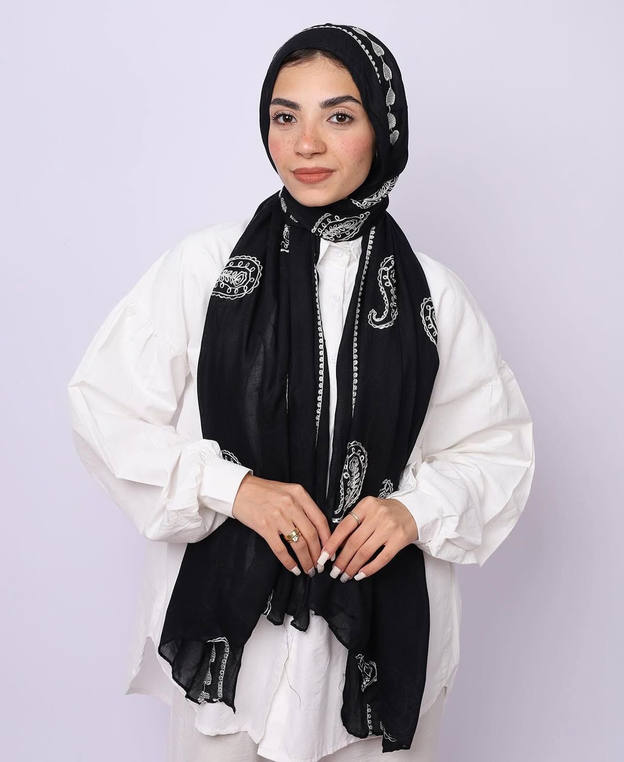 Needleful Cotton Scarf