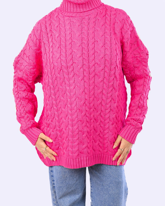 Knit Pattern Pullover