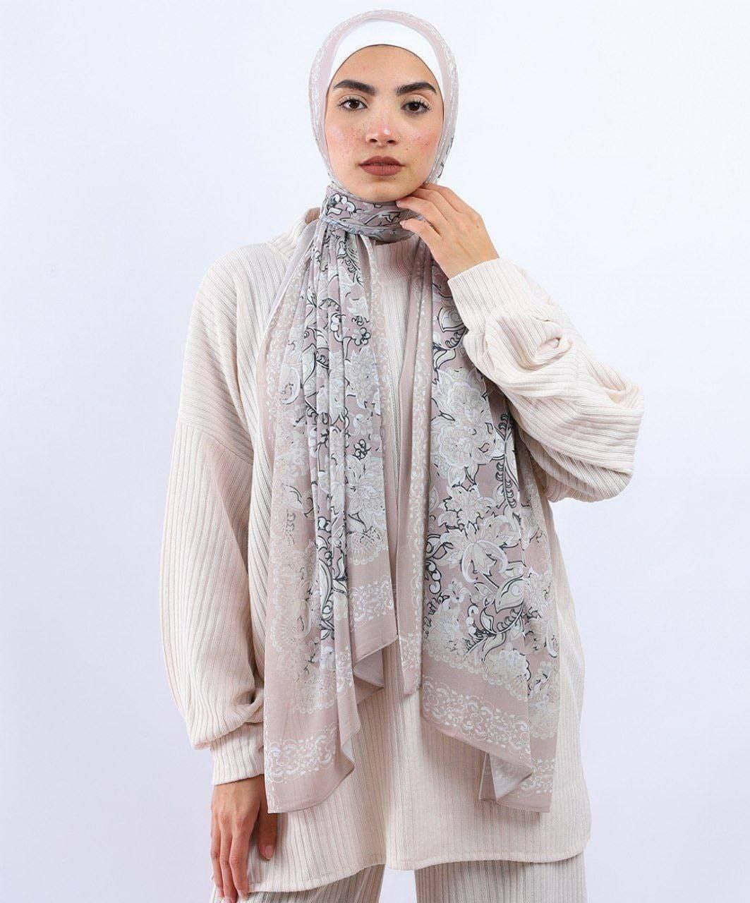 Printed Chifon Scarf 71