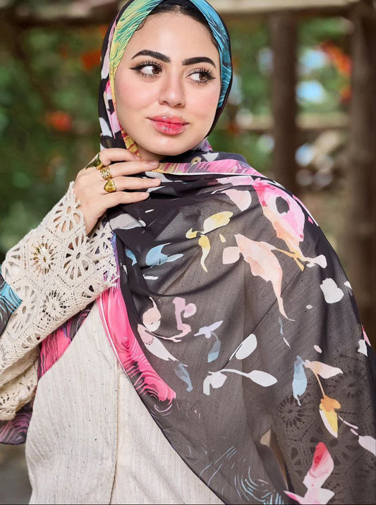 Printed Chifon Scarf