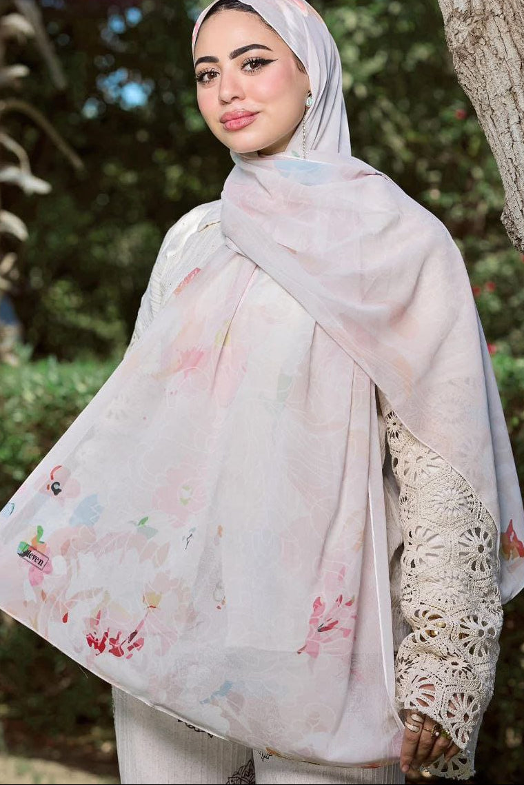 Printed Chifon Scarf 38