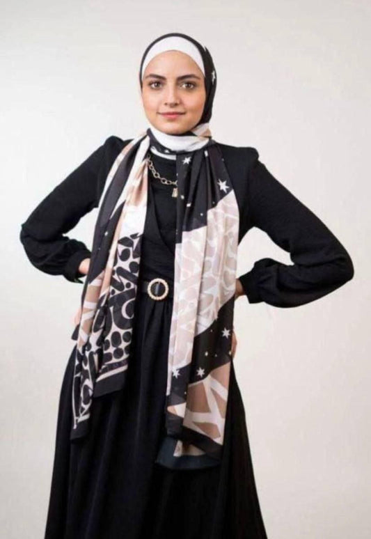 Printed Chifon Scarf 76