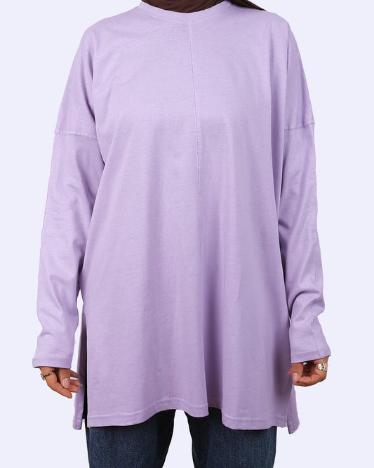 Line Side Cut T-Shirt