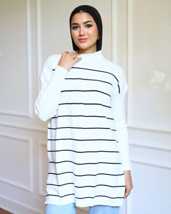 بلوزة محبوكة ناعمة