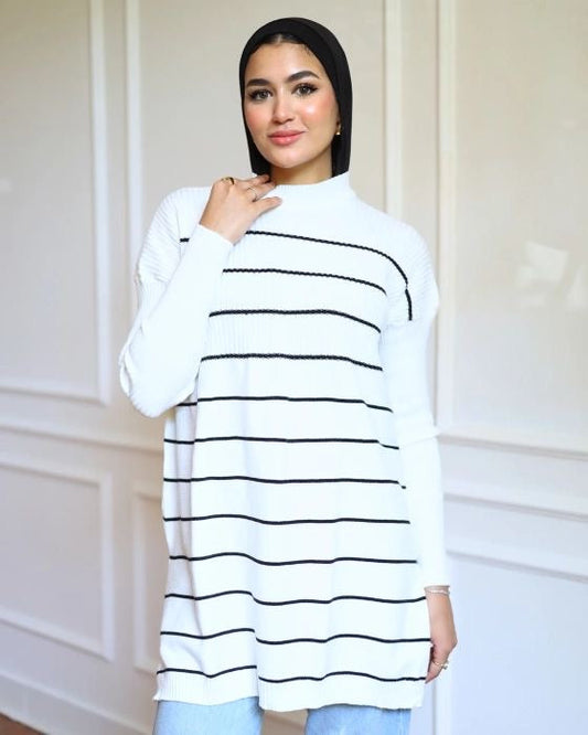 بلوزة محبوكة ناعمة